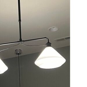 Large Translucent White Light Shade 1.75” Fitter for IKEA Light Fixture